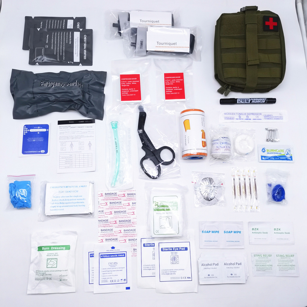 IFAK Tactical Trauma Bag Customized Medical First Aid Kit Pouch for Medical Trauma Kit