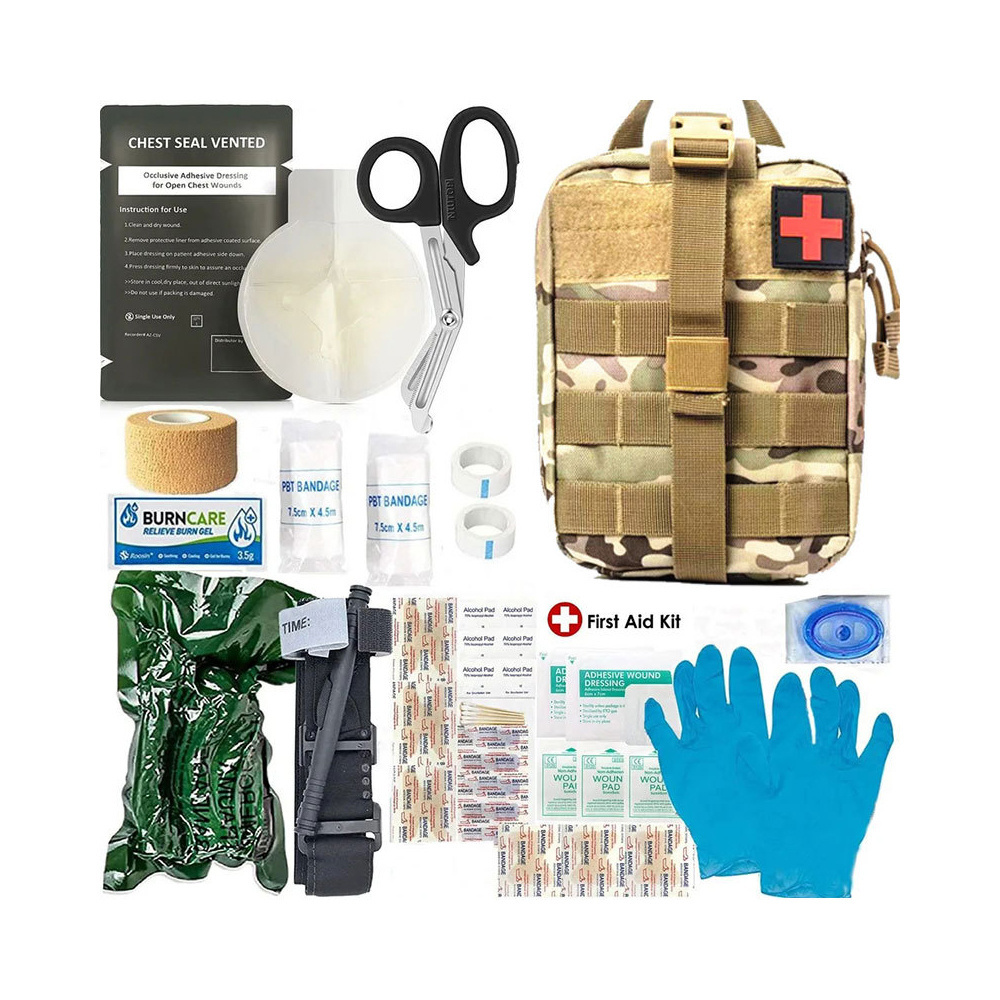 IFAK Tactical Trauma Bag Customized Medical First Aid Kit Pouch for Medical Trauma Kit