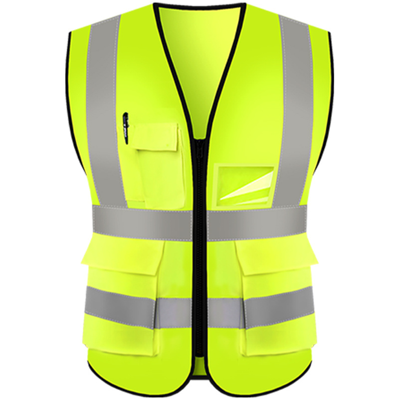 Factory Wholesale Hi Vis Industrial Custom LOGO Reflective Running Security Safety Vest Reflector Running Security Vest