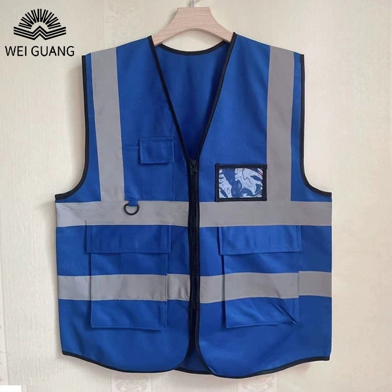 Hot Sale Security Multiple Sizes High Visibility Safety Reflective Industrial Jacket Airport Motorcycle Traffic Reflector Vest