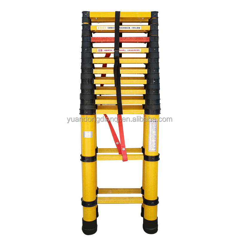 High Quality Telescopic Articulated Ladder Fiberglass Extension 2 m Meters Length Customized Ladder For Construction