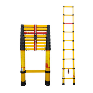 China Wholesale Adjust Articulated Flexible Fiberglass Ladder Telescopic Folding Extension Ladders Step Fiberglass For Sale