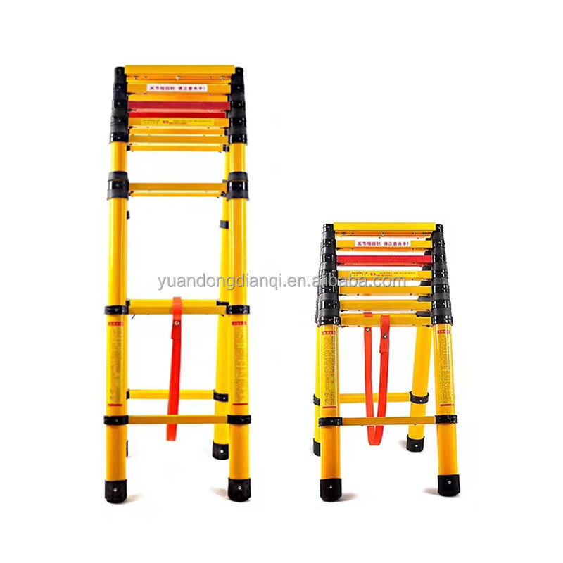 High Quality Telescopic Articulated Ladder Fiberglass Extension 2 m Meters Length Customized Ladder For Construction