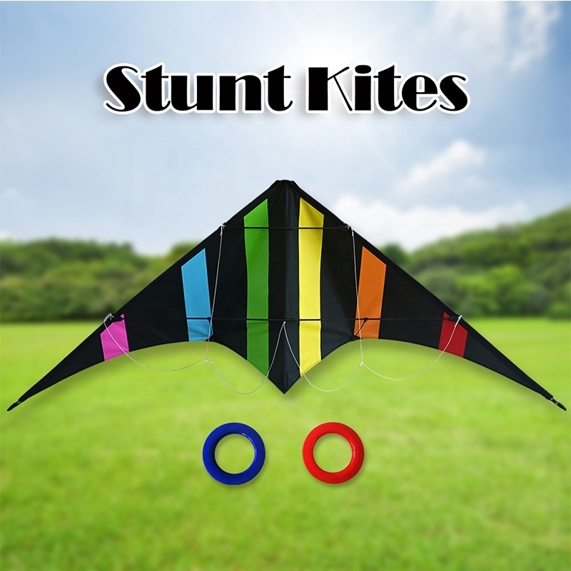 1.8m Full color printing  Dual line large Sport Stunt Surfing Kite for Beginner