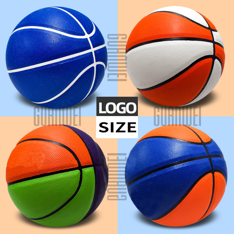 Custom logo promotional bulk basketball outdoor size 7 customize your own ball basketball 29.5 inch indoor basket ball