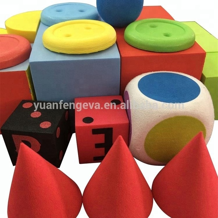 Most popular DIY colorful big eva foam building blocks for kids