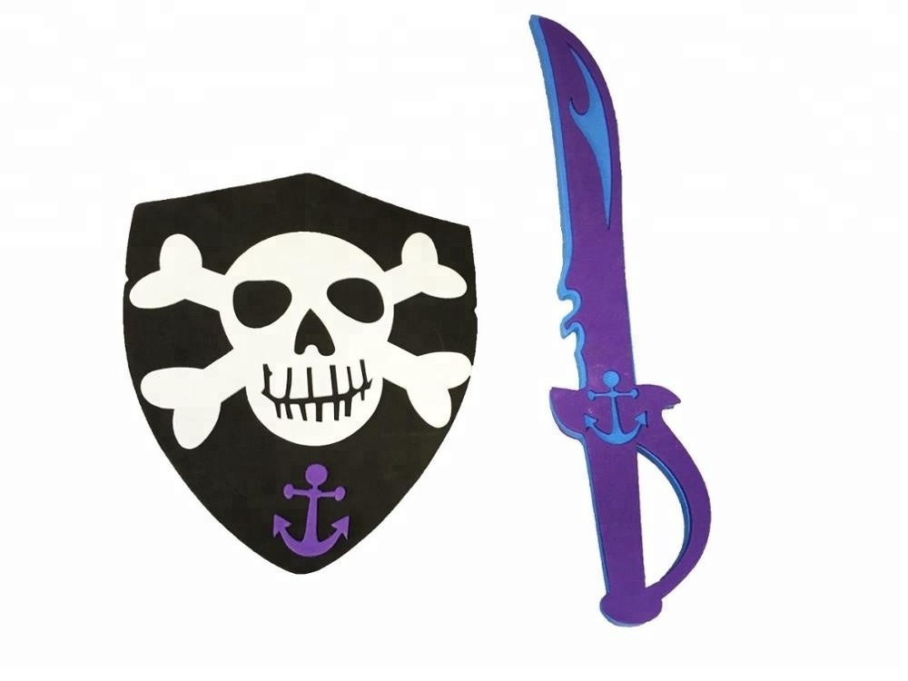 eco-friendly eva foam weapon toys sword and shield