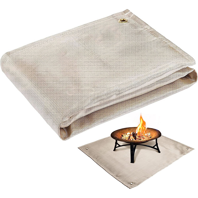 YF Fire Mat for Fire Pit Fireproof Mat Deck Protector Grill Mat