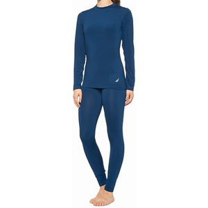 Comfortable Winter Thermal Merino Wool Womens O-neck Thermal Underwear