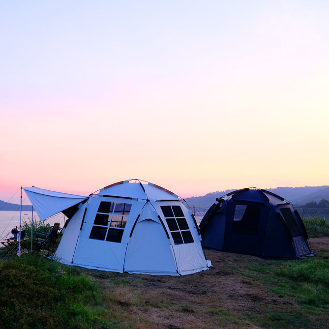 YUANGU Outdoor Bell Tent Dome Glamping Tent for sale