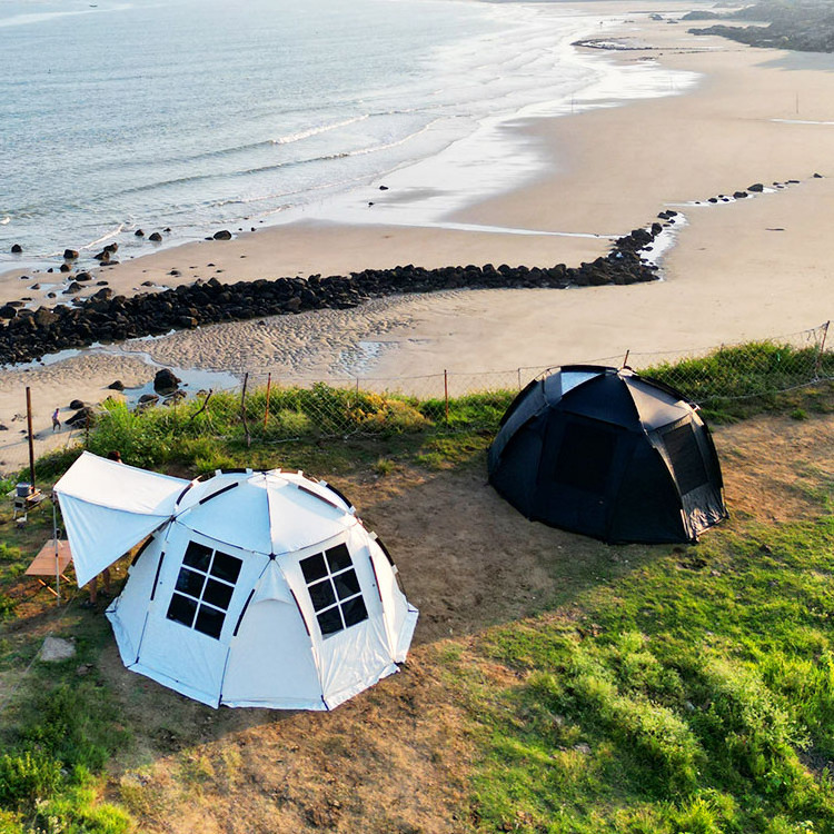 YUANGU Outdoor Bell Tent Dome Glamping Tent for sale