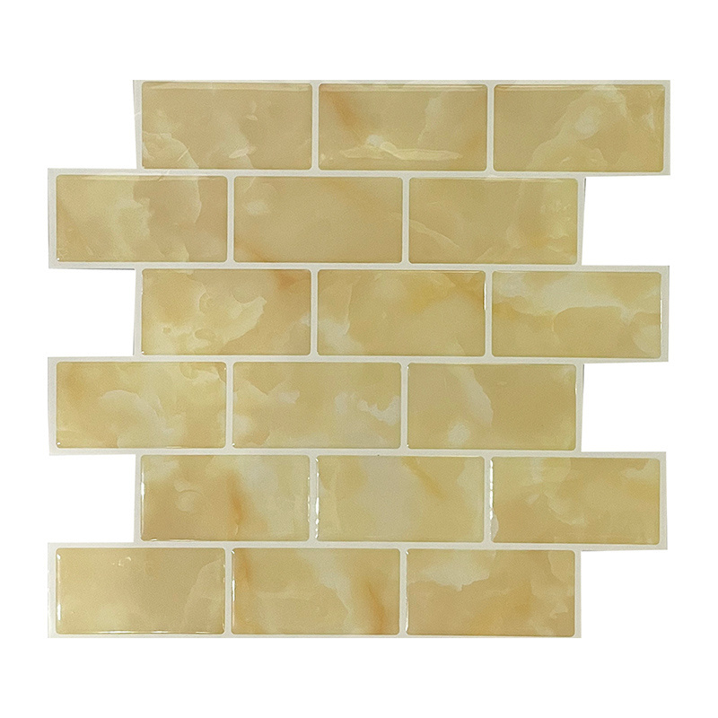 3D peel and stick tiles sticker bathroom self adhesive waterproof wallpaper for shower mosaic tile