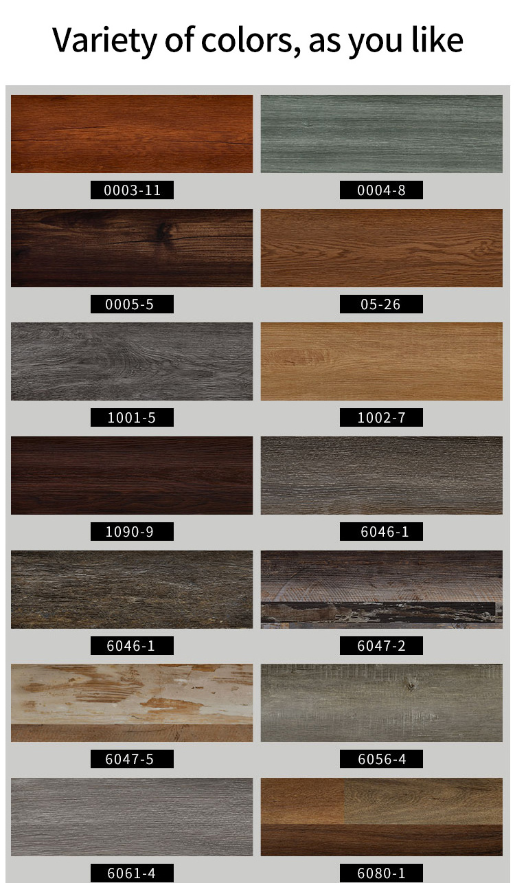 wooden flooring tile room floor planks pvc peel and stick waterproof plastic floor tile