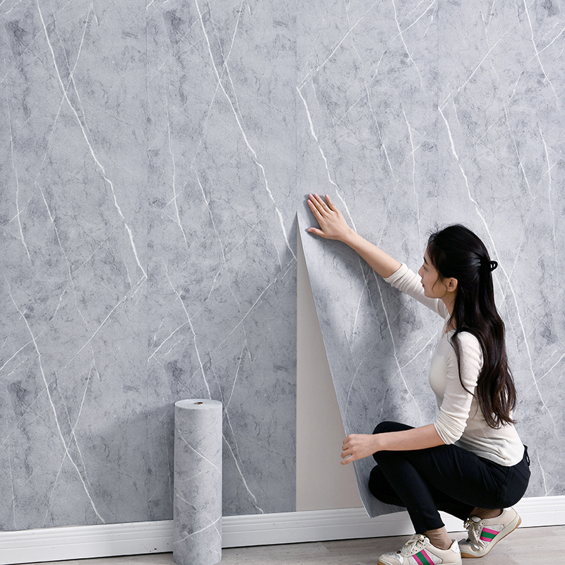 peel and stick  texture soft self-adhesive pe foam wall panel 3d marble pattern mural wallpaper