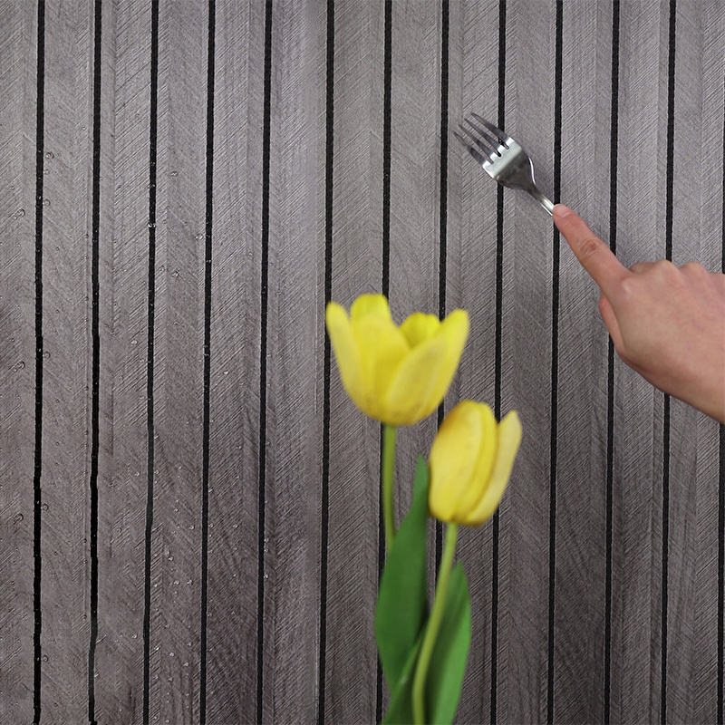 acoustic wall panel fluted flexible black 3d slats wpc pvc marble acoustic wall panel