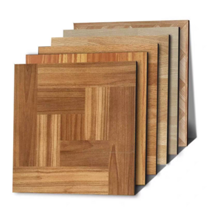 Hot-selling parquet pvc  flooring plank for interior decoration pvc vinyl flooring tile install  peel and stick vinyl floor