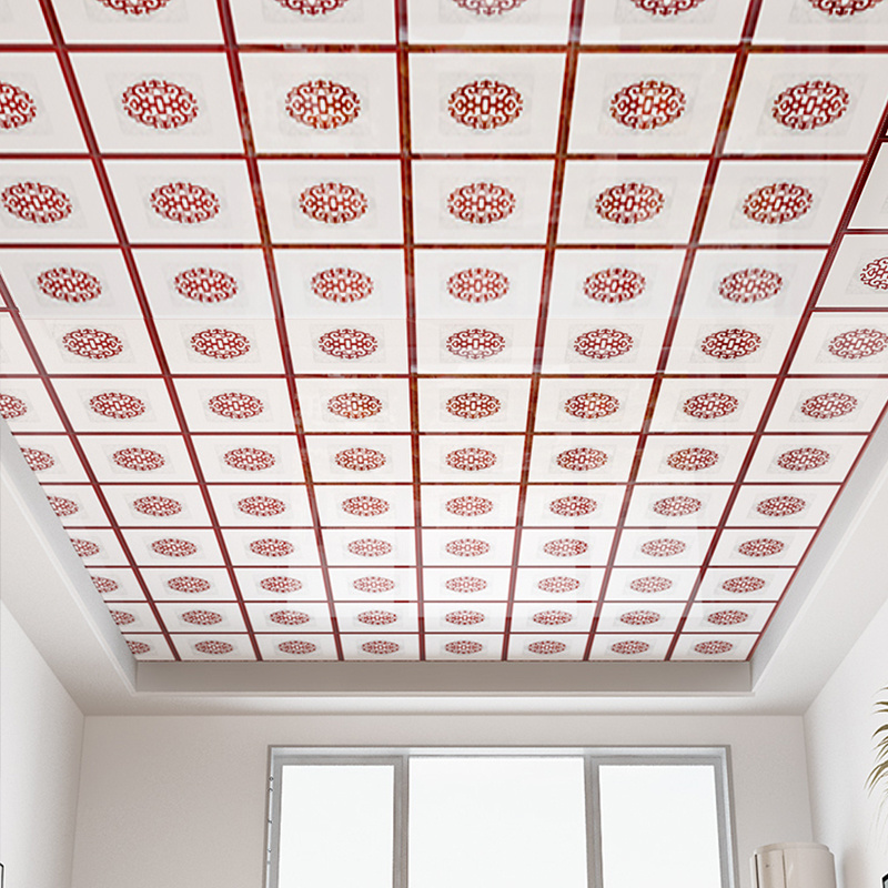 pvc ceiling interior decoration panel peel and stick self adhesive pvc ceiling panel