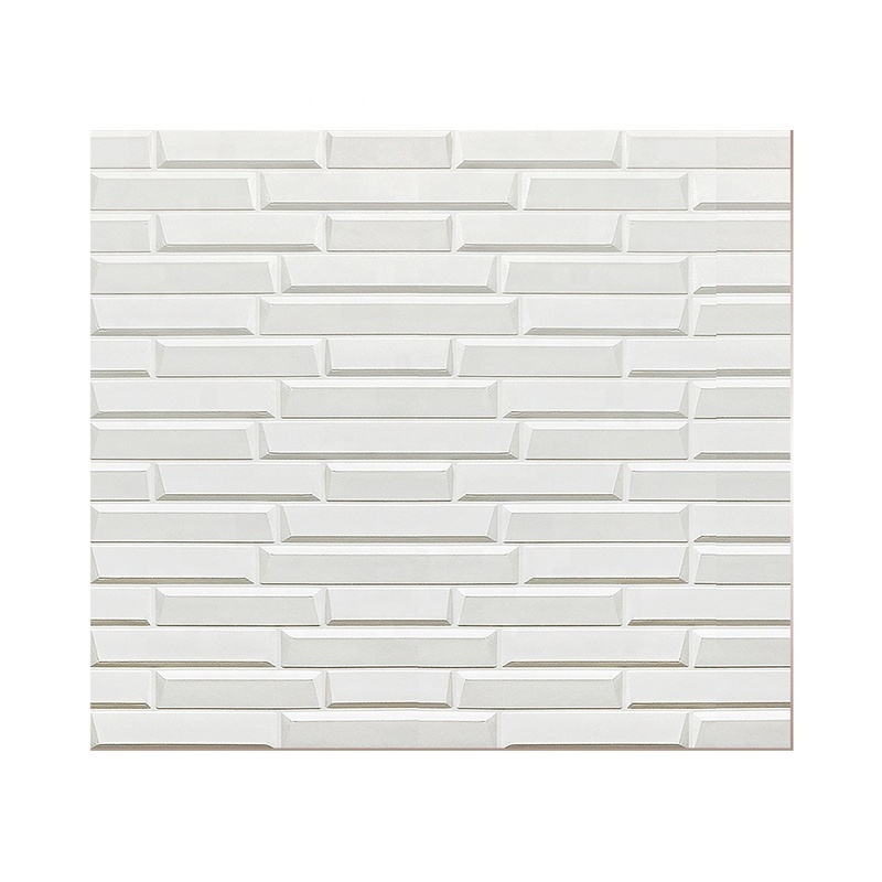 Wholesale self adhesive wallpaper PE foam wall tile peel and stick wall panel