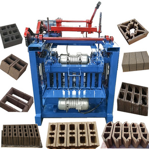 Block Making Machine Semi Automatic Hollow Hallow Concrete Cement Brick Make Machinery