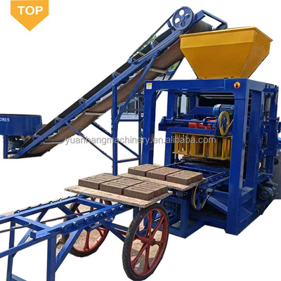 Fully automatic road pavement laying hollow blocks and brick maker moulding gypsum guatemala concrete block making machine