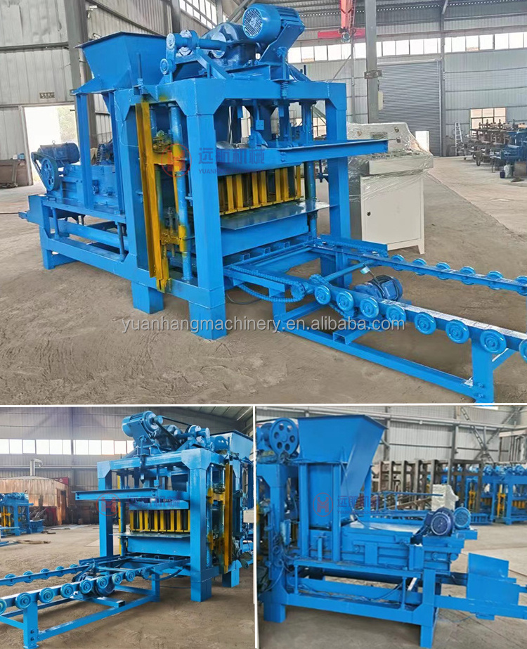 Hydraulic press road Paving brick cement block laying paver moulding concrete brick machine making automatic