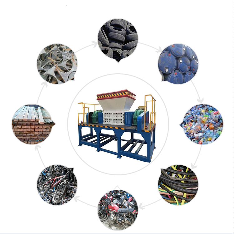 Cheap Price Tyre Tire Recycle Scrap Metal Iron Motorcycles Bicycles Car shredder