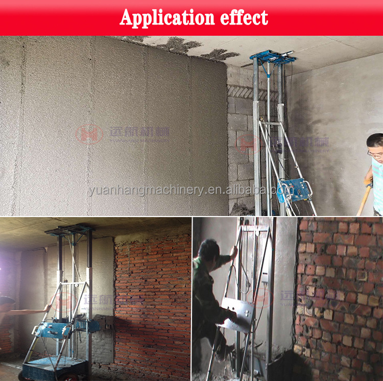 Automatic wall tools Fly ash gesso plastering Cement Sand Mortar Plaster Machine brick wall plastering Rendering machine price