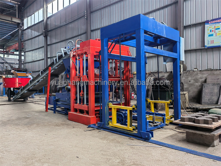 Fully Automatic concrete cement paver laying road sand hollow brick maker block making machine price for sale