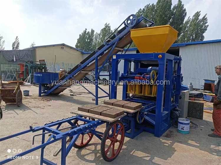 Fully automatic road pavement laying hollow blocks and brick maker moulding gypsum guatemala concrete block making machine