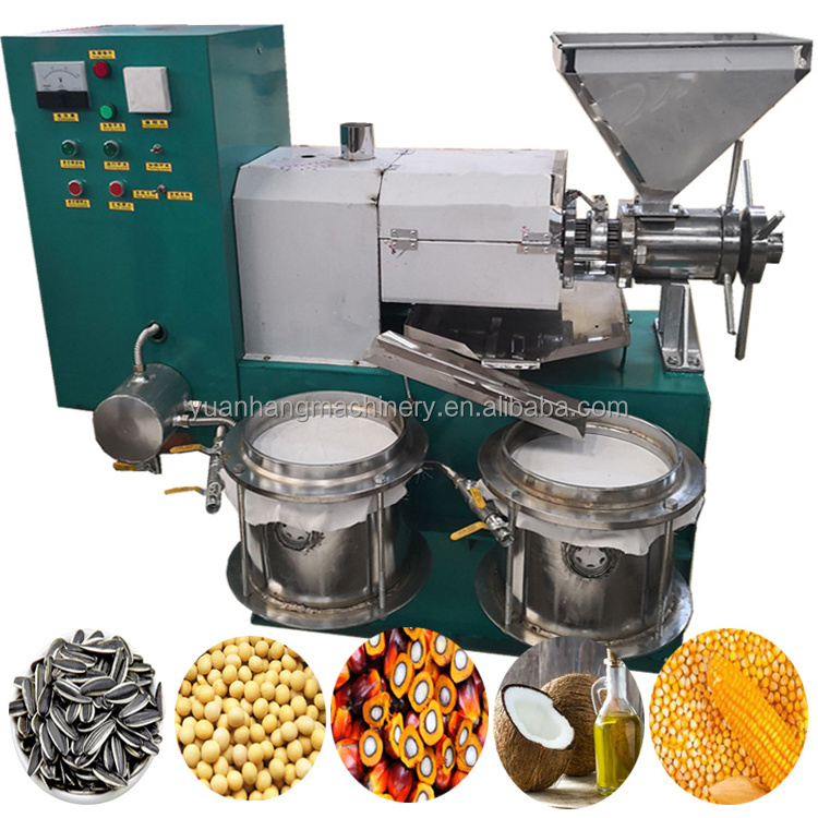 Coconut Seed corn peanut Mustard cold press oil machine soybean sunflower olive cold screw oil press oil processing machine