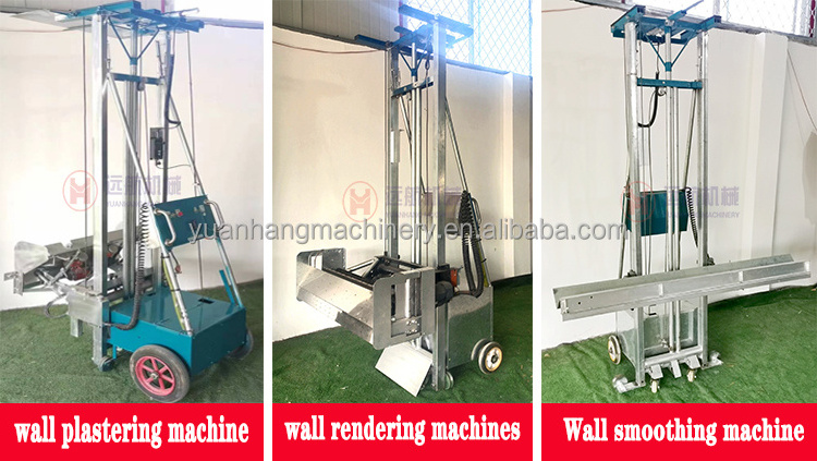 Automatic wall tools Fly ash gesso plastering Cement Sand Mortar Plaster Machine brick wall plastering Rendering machine price