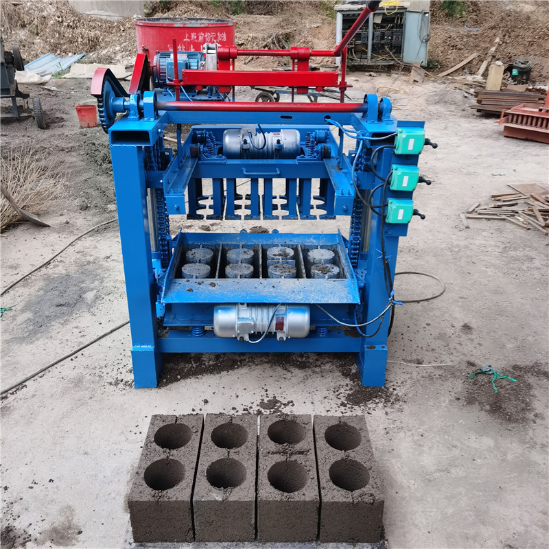 Diesel hollow cement paver manual layding mobile molding price concrete brick block making machine in ghana