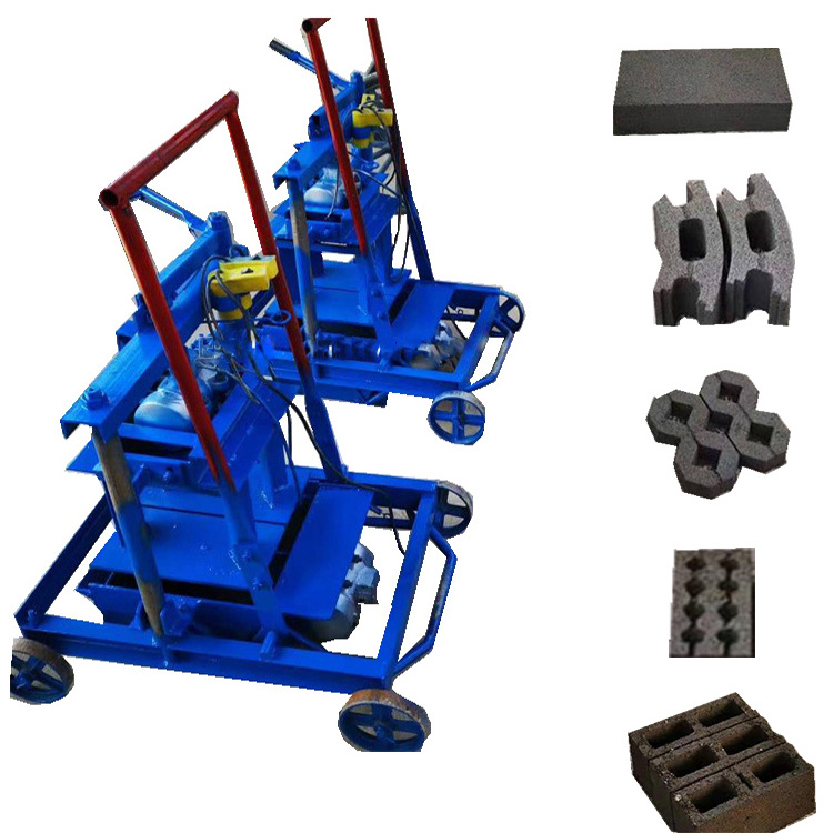 Hollow sand paving mold laying moulding cement concrete block brick making machine price