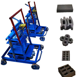 Hollow sand paving mold laying moulding cement concrete block brick making machine price