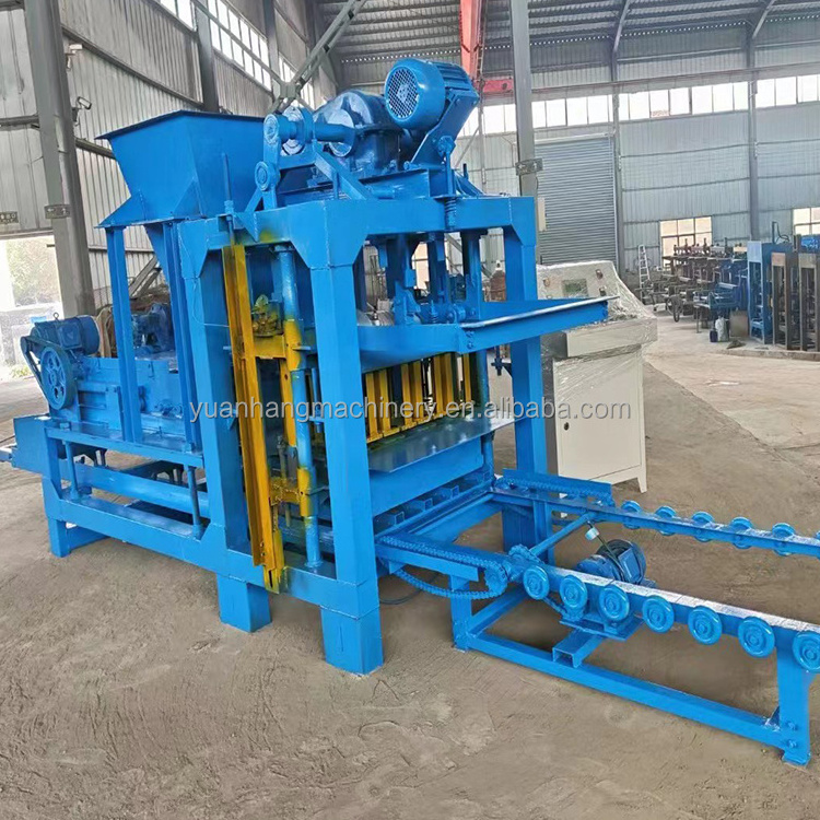 Hydraulic press road Paving brick cement block laying paver moulding concrete brick machine making automatic