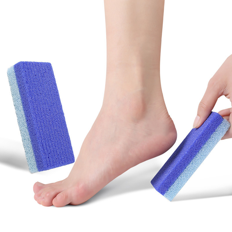 Foot Pumice Stone for Feet Hard Skin Cracked Heels 2 in 1 Callus Remover Foot Scrubber