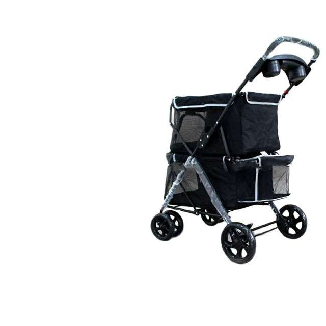 Double Decks Pet Dog Stroller