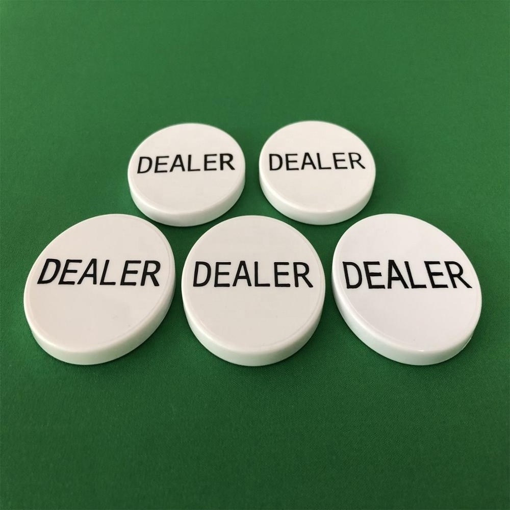 Casino Accessories Professional Casino Texas Hold'em PS Plastic Poker Dealer Button