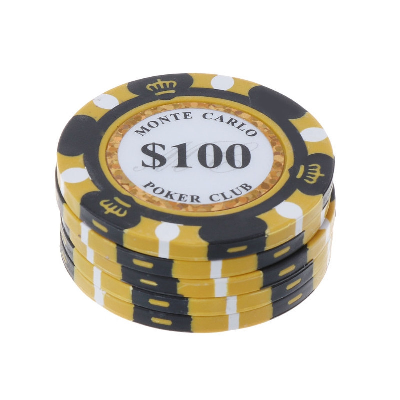 13.5g Casino Cheap Custom Sticker Clay Monte Carlo poker chips