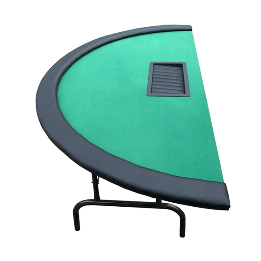 Custom Design High Quality Half Round 72 Inch Blackjack  Poker Table