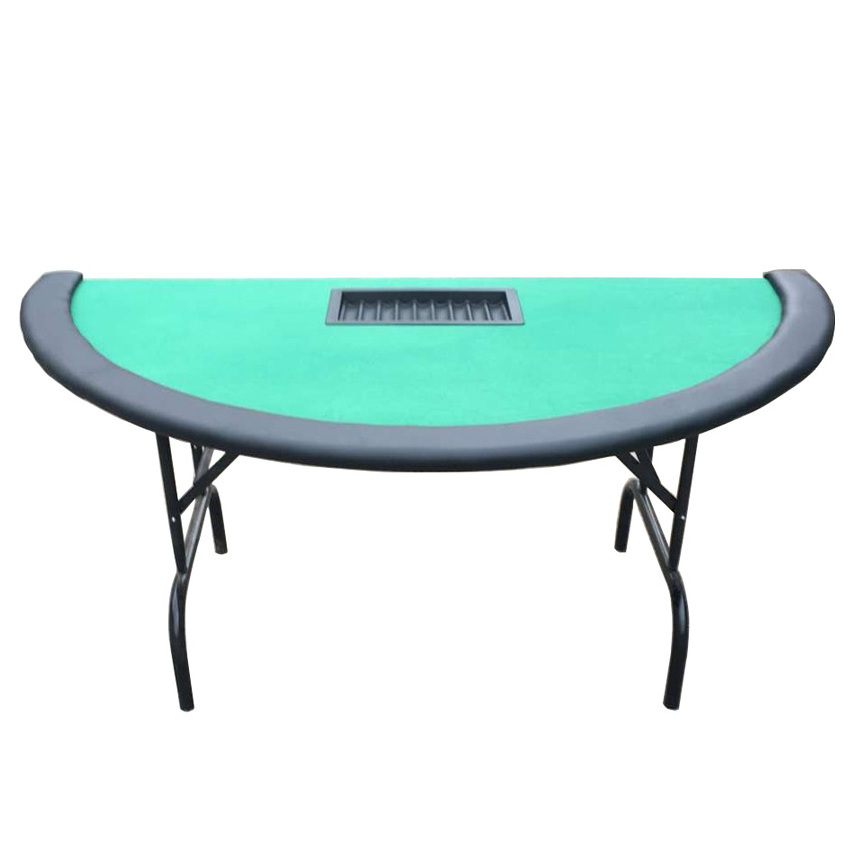 Custom Design High Quality Half Round 72 Inch Blackjack  Poker Table