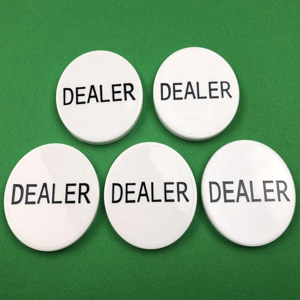 Casino Accessories Professional Casino Texas Hold'em PS Plastic Poker Dealer Button