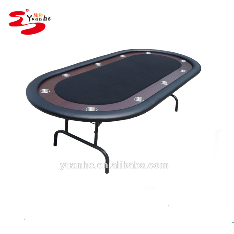 10 person  luxury premium casino texas hold'em game poker table for sale