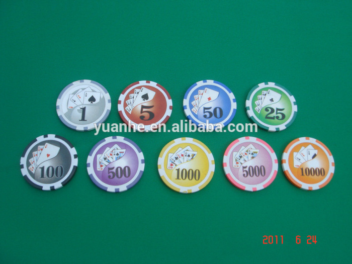 13.5g Casino Cheap Custom Clay Las Vegas Poker Room Chips