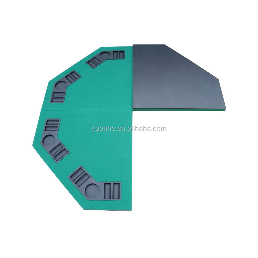 4 in 1 Octagonal Foldable Poker Table Top for 8 Player