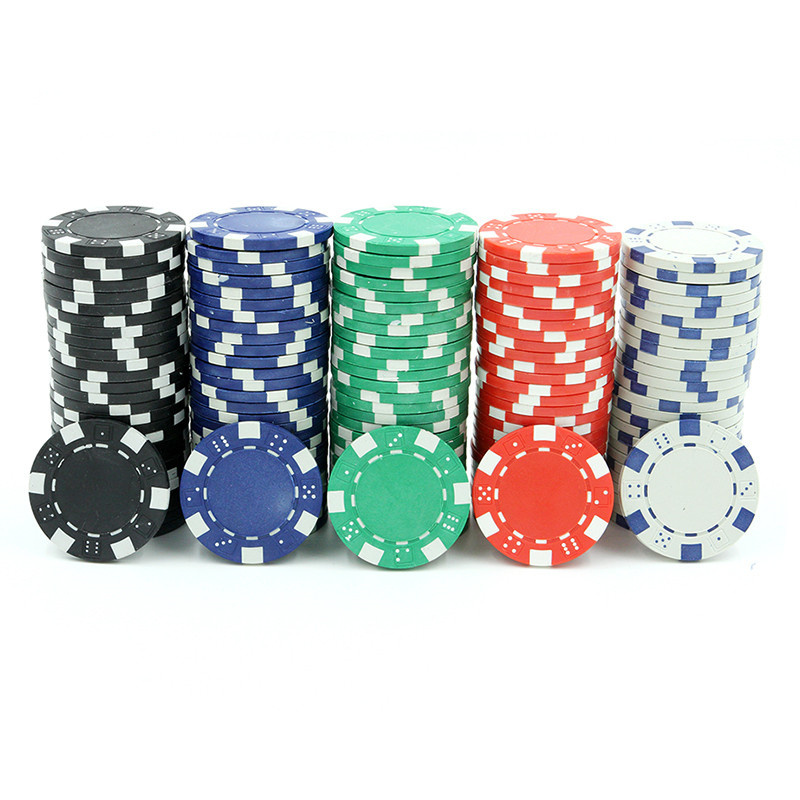 11.5g 40 x 3.3mm Texas Hold'em Dice Custom Plastic ABS Cheap Casino Poker Chips