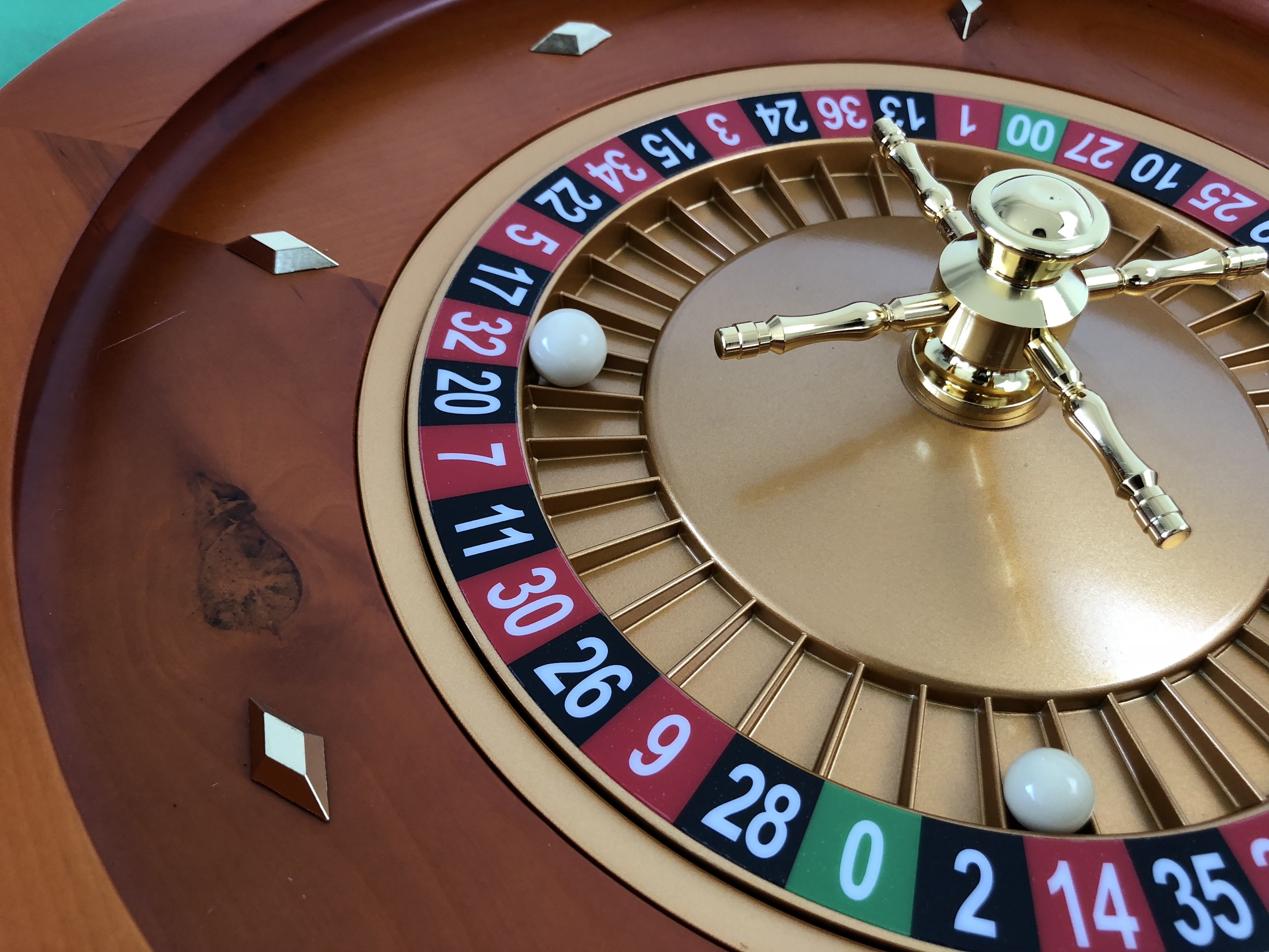 18 inch Deluxe Wooden Roulette Wheel