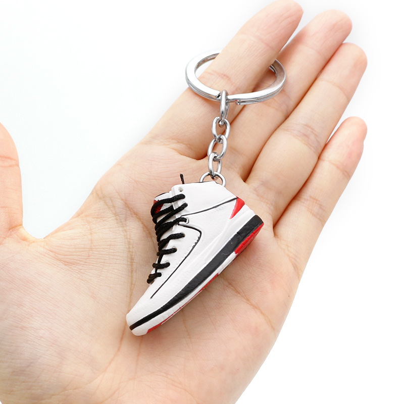 Fashion Creative Mini 3D Basketball Shoes Keychains Sneakers Souvenirs Keyring