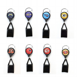 Wholesale Retractable NFL Keychain Lighter Holder Lighter Leash 