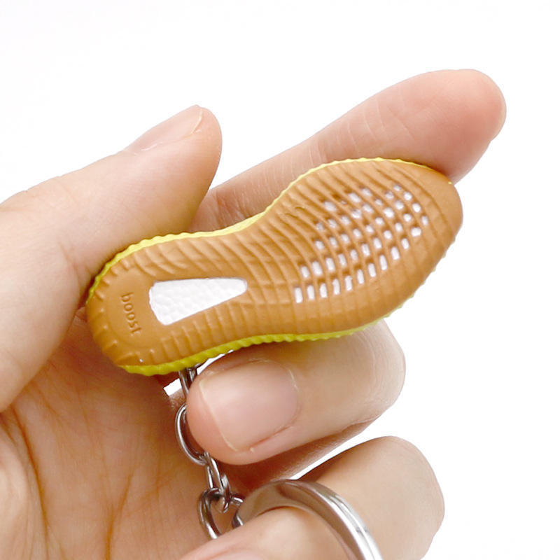 High Quality 3D Mini Basketball Sports Shoes Key Chain Keyring Accessories Sneaker Shoe Keychain